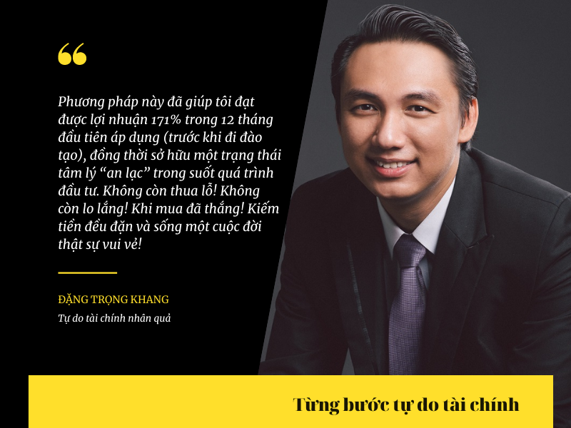 Giảng viên Đặng Trọng Khang có các lớp học chứng khoán cơ bản rất hiệu quả và chất lượng