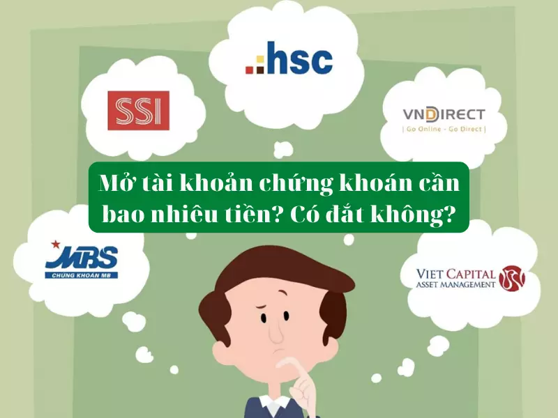 Mở tài khoản chứng khoán cần bao nhiêu tiền, Nhà đầu tư hoàn toàn yên tâm vì nó miễn phí
