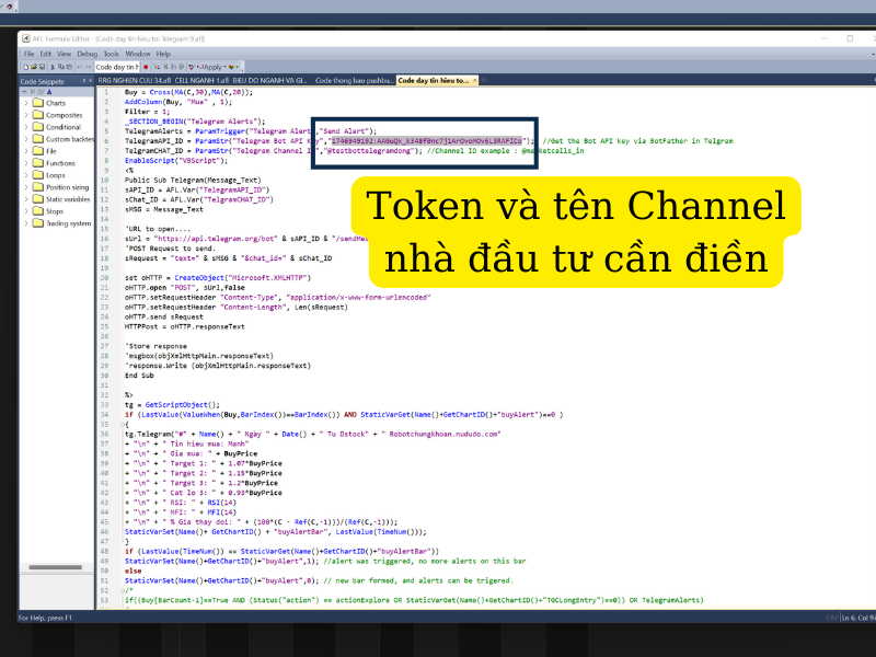 Đổi tên ID channel Telegram