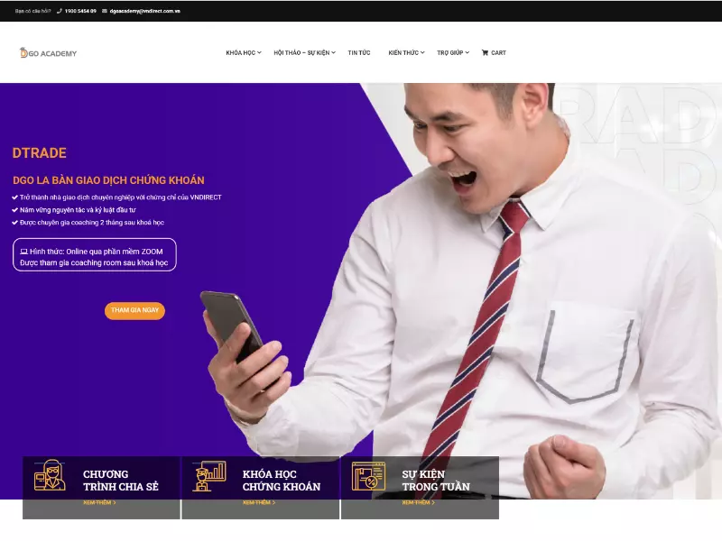 Lớp học đầu tư chứng khoán miễn phí của Vndirect