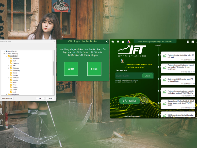 Cài Plugin cho Amibroker