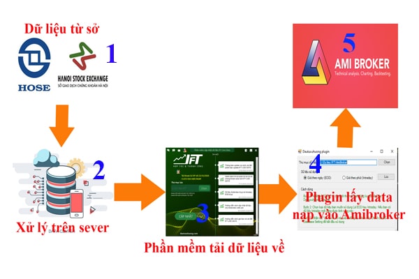 Cách thức kết nối dữ liệu của Amibroker
