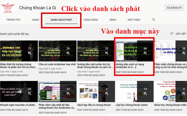 Hướng dẫn cách sử dụng Amibroker cho người mới từ A-Z