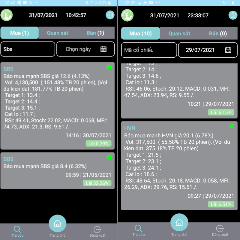 App robot chung khoan Ditiso Stock