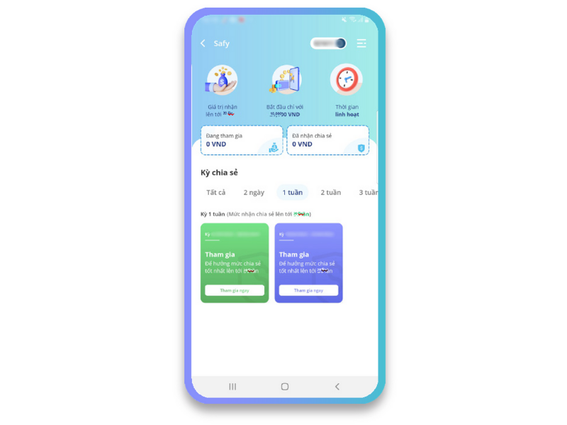 Lựa chọn nhóm Safy VPS muốn tham gia