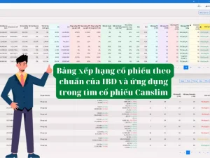 Bảng xếp hạng cổ phiếu theo tiêu chuẩn của IBD