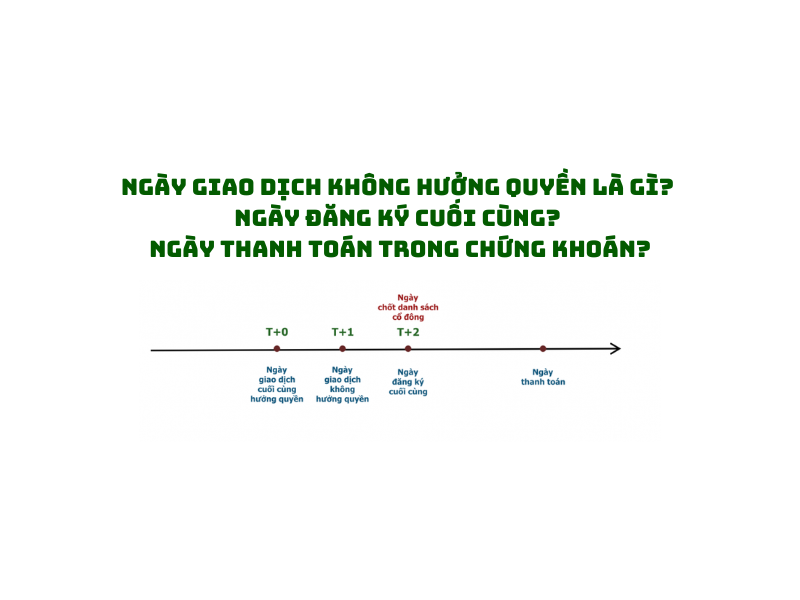 Ngày giao dịch không hưởng quyền là gì ngày đăng ký cuối cùng và ngày thanh toán trong chứng khoán